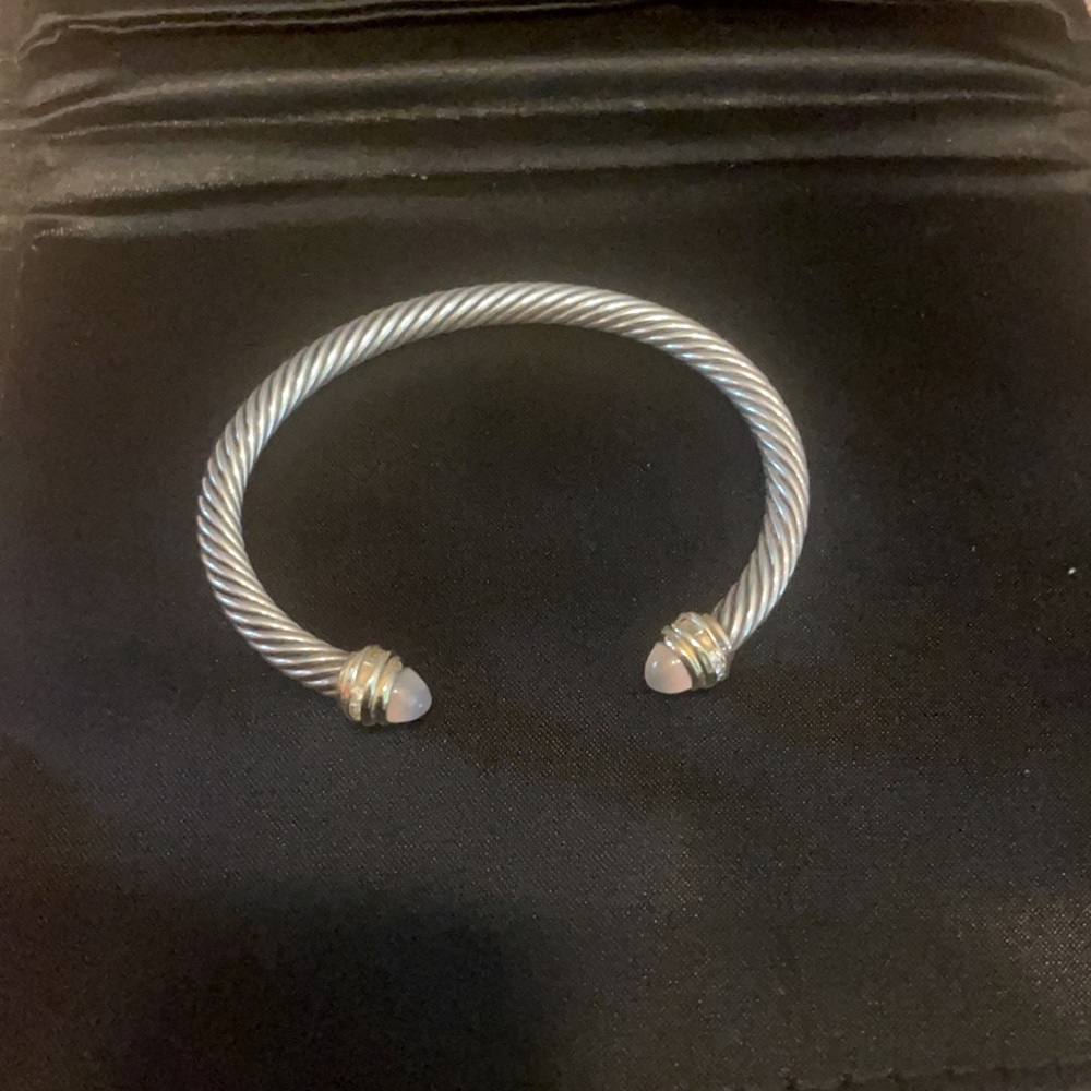 David Yurman Chalcedony and Diamond bracelet